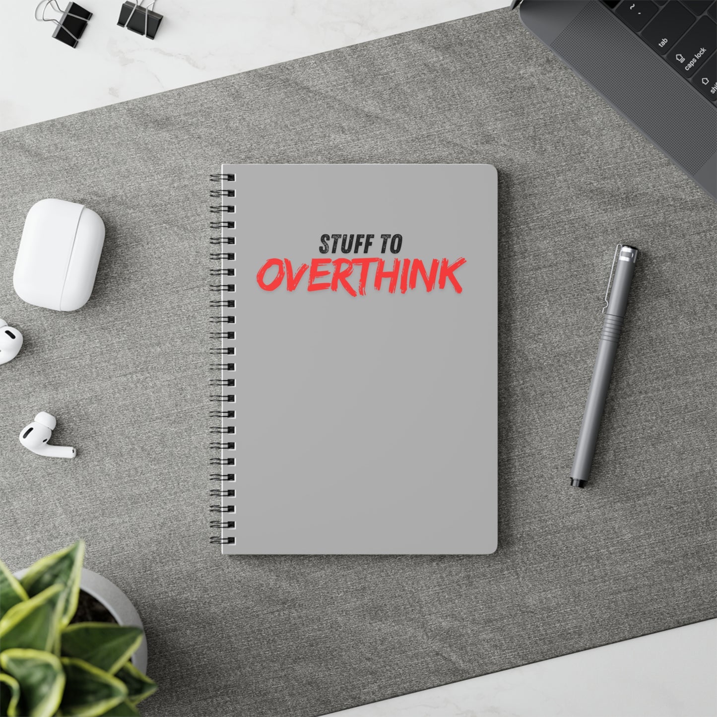 Stuff to Overthink Softcover Notebook, A5