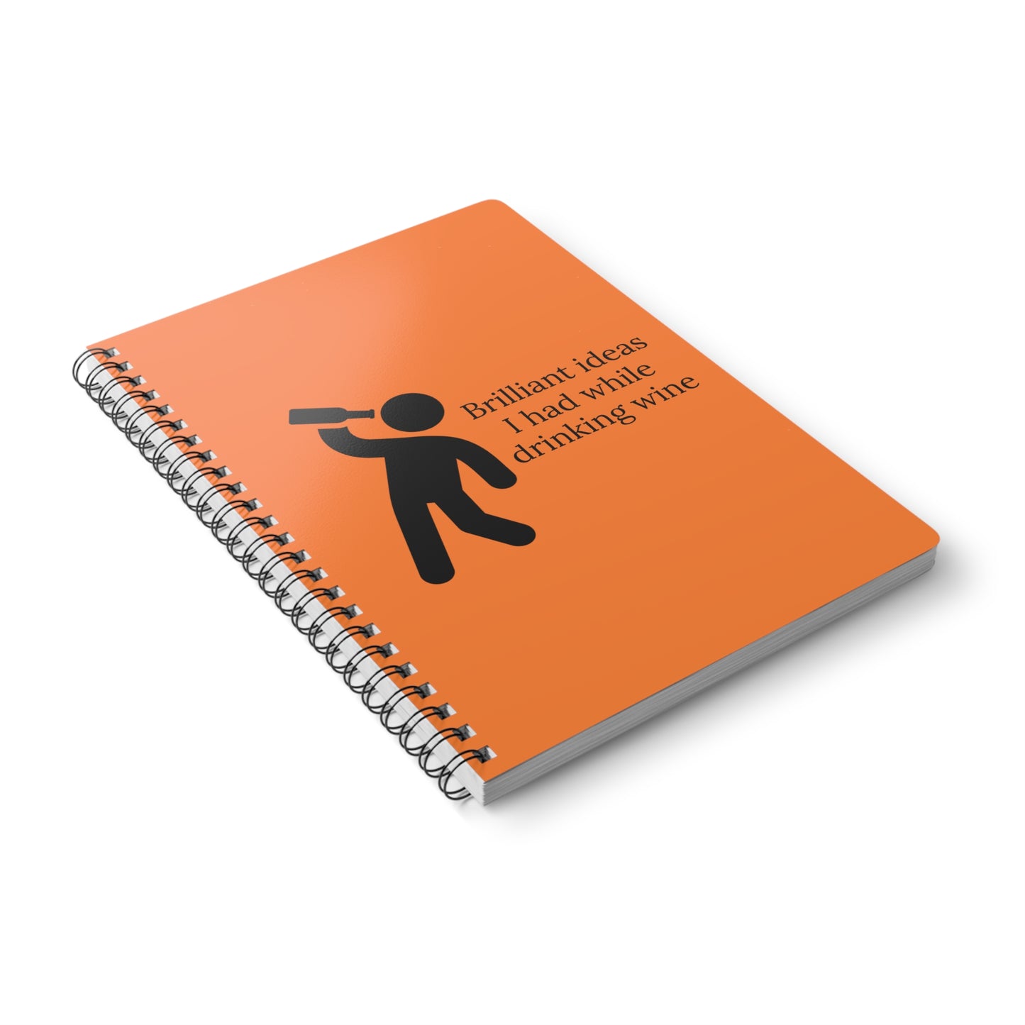 Brilliant Ideas I had While Drinking Softcover Notebook, A5