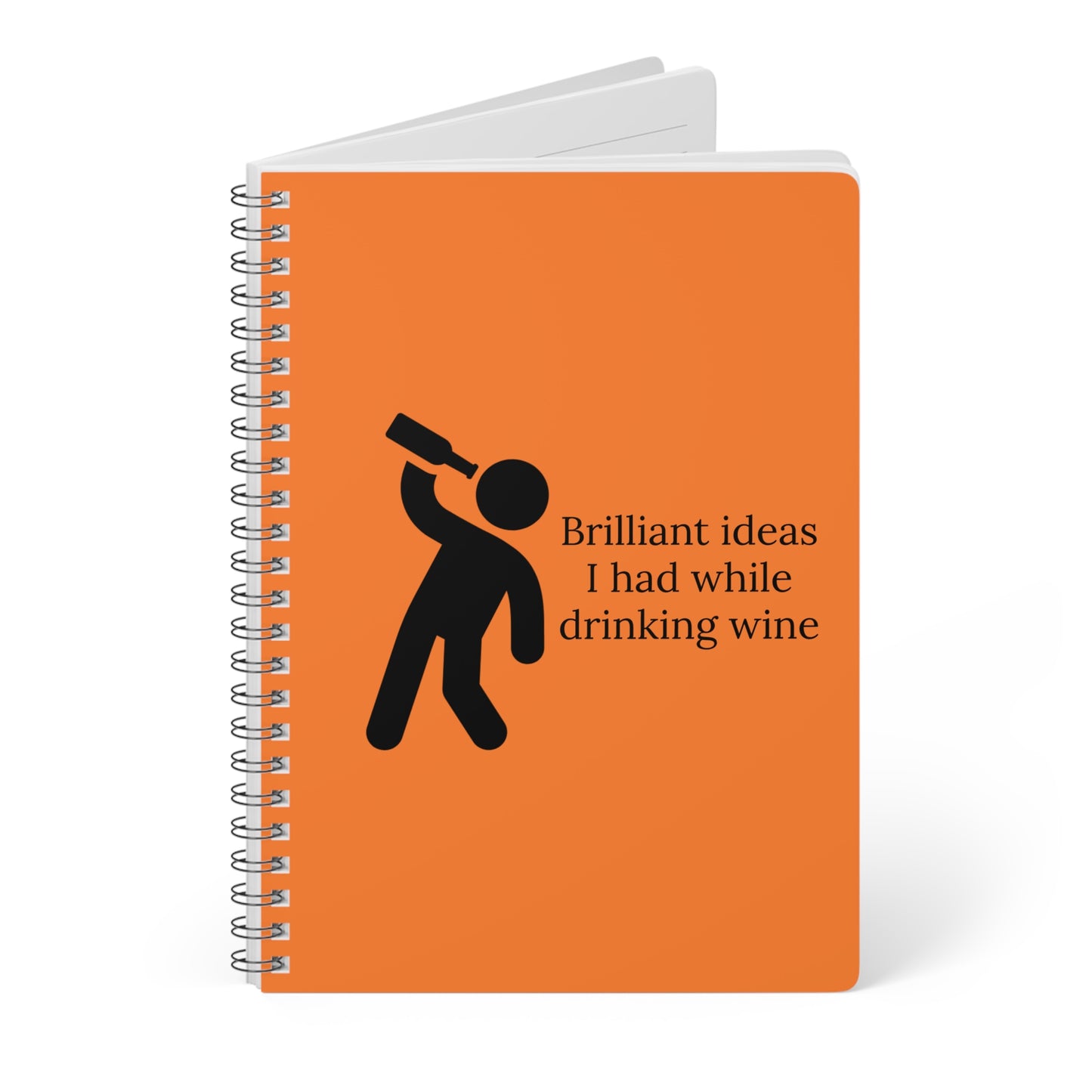 Brilliant Ideas I had While Drinking Softcover Notebook, A5