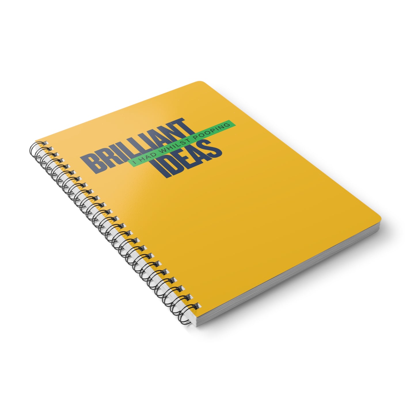 Brilliant Ideas I had Softcover Notebook, A5