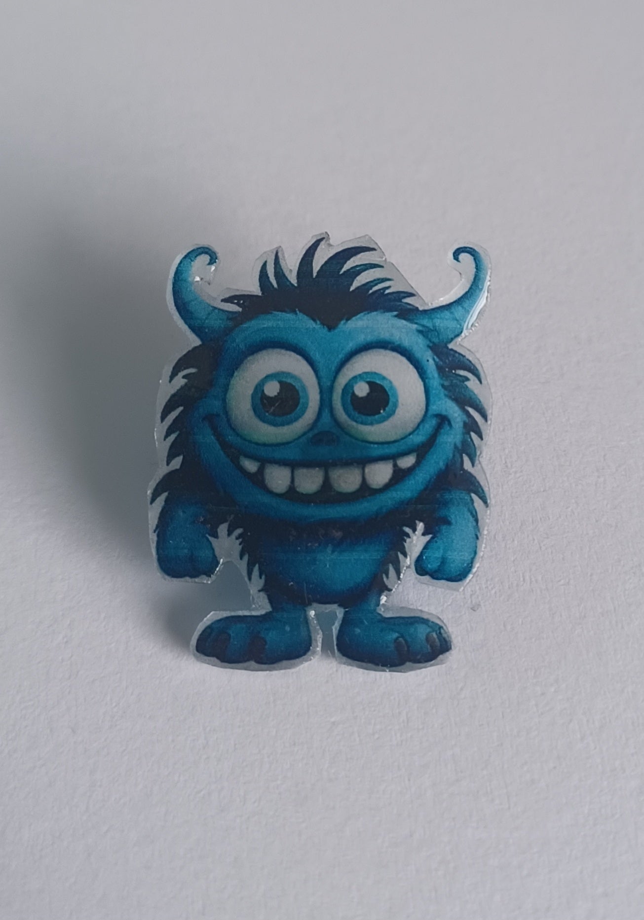 Pin Badge - Blue Monster