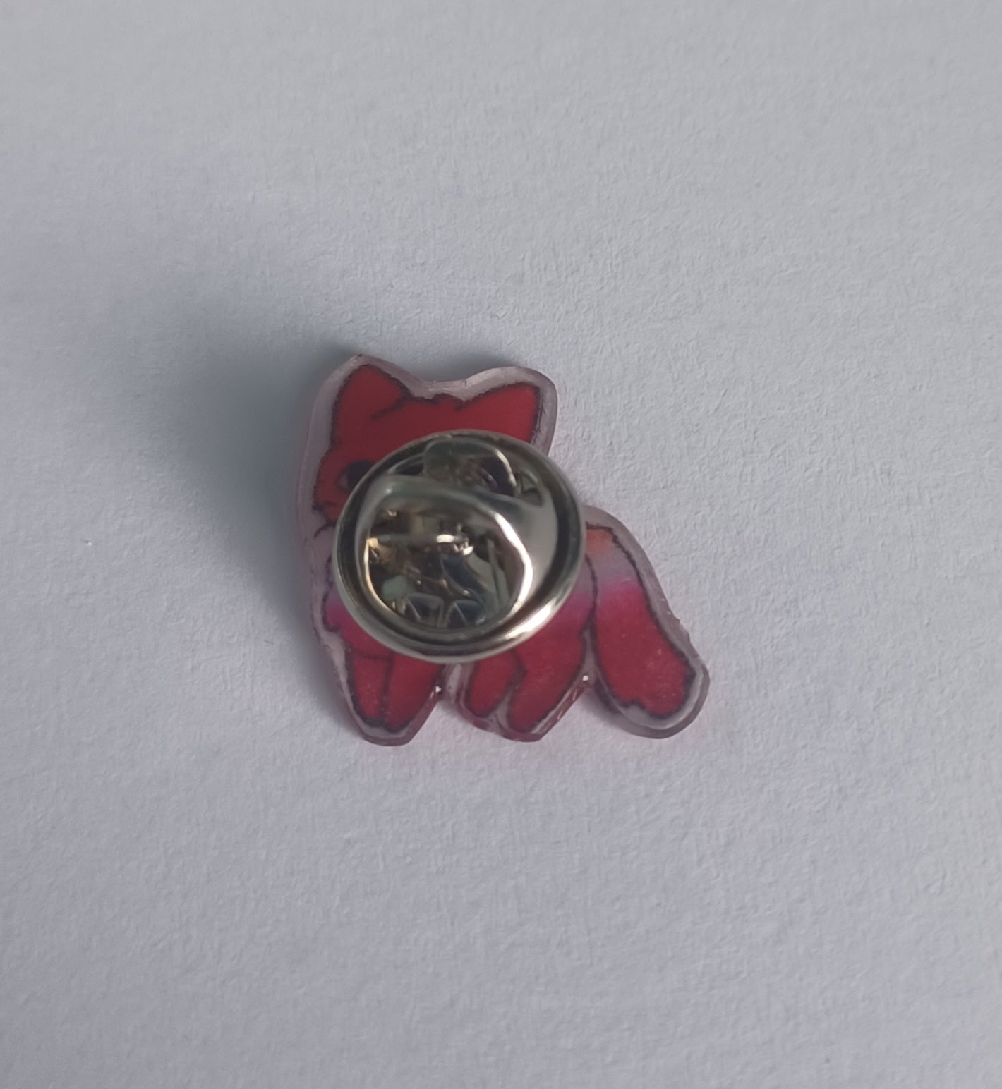 Pin Badge - Lesbian Flag Cat