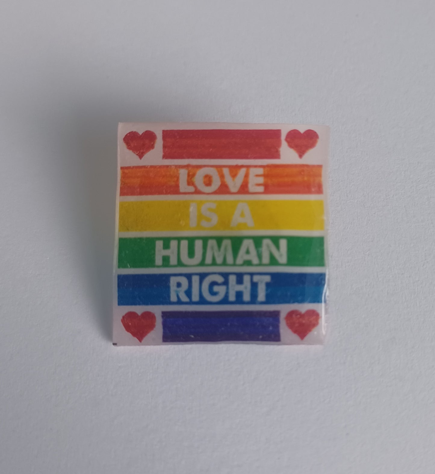 Pin Badge - Love is a Human Right