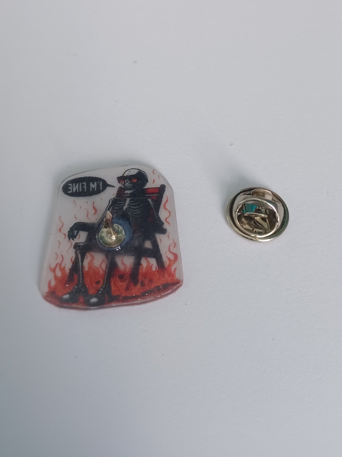 Pin Badge - I'm Fine