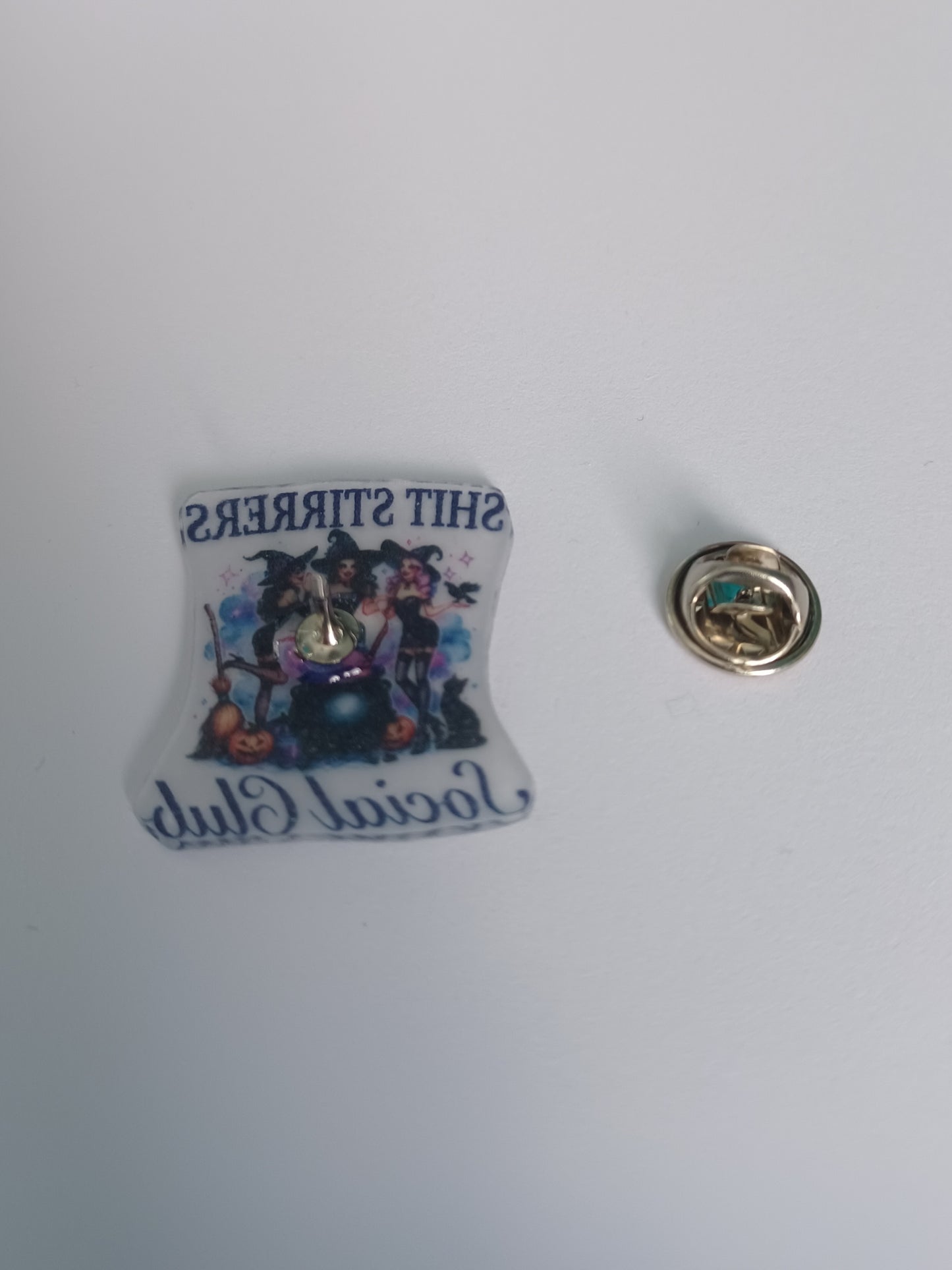 Pin Badge - Shit Stirrers Social Club