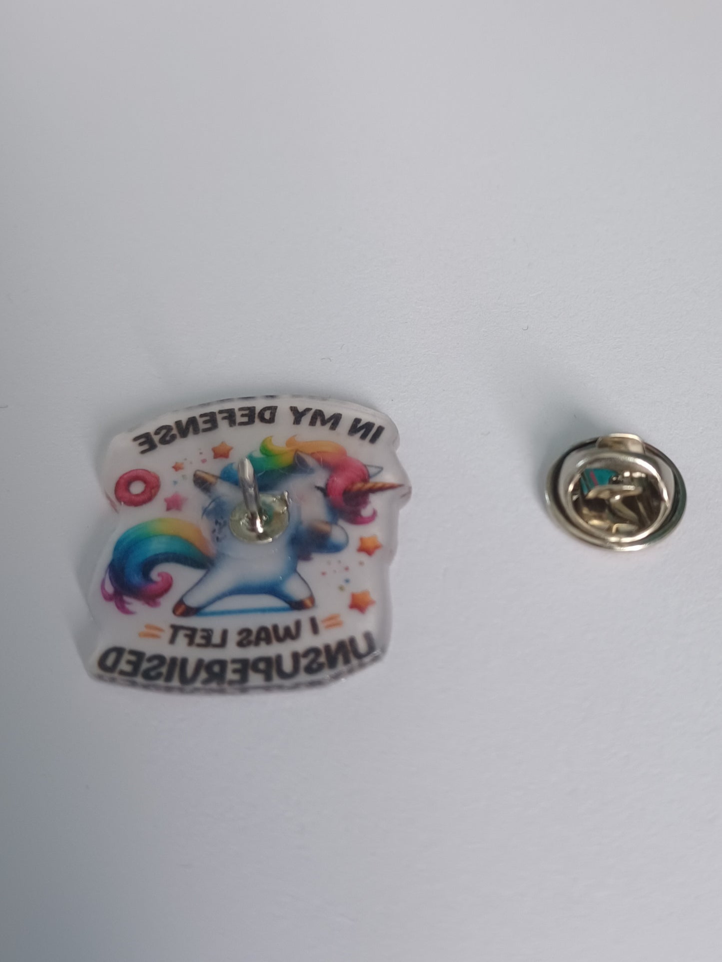Pin Badge - Dabbing Unicorn