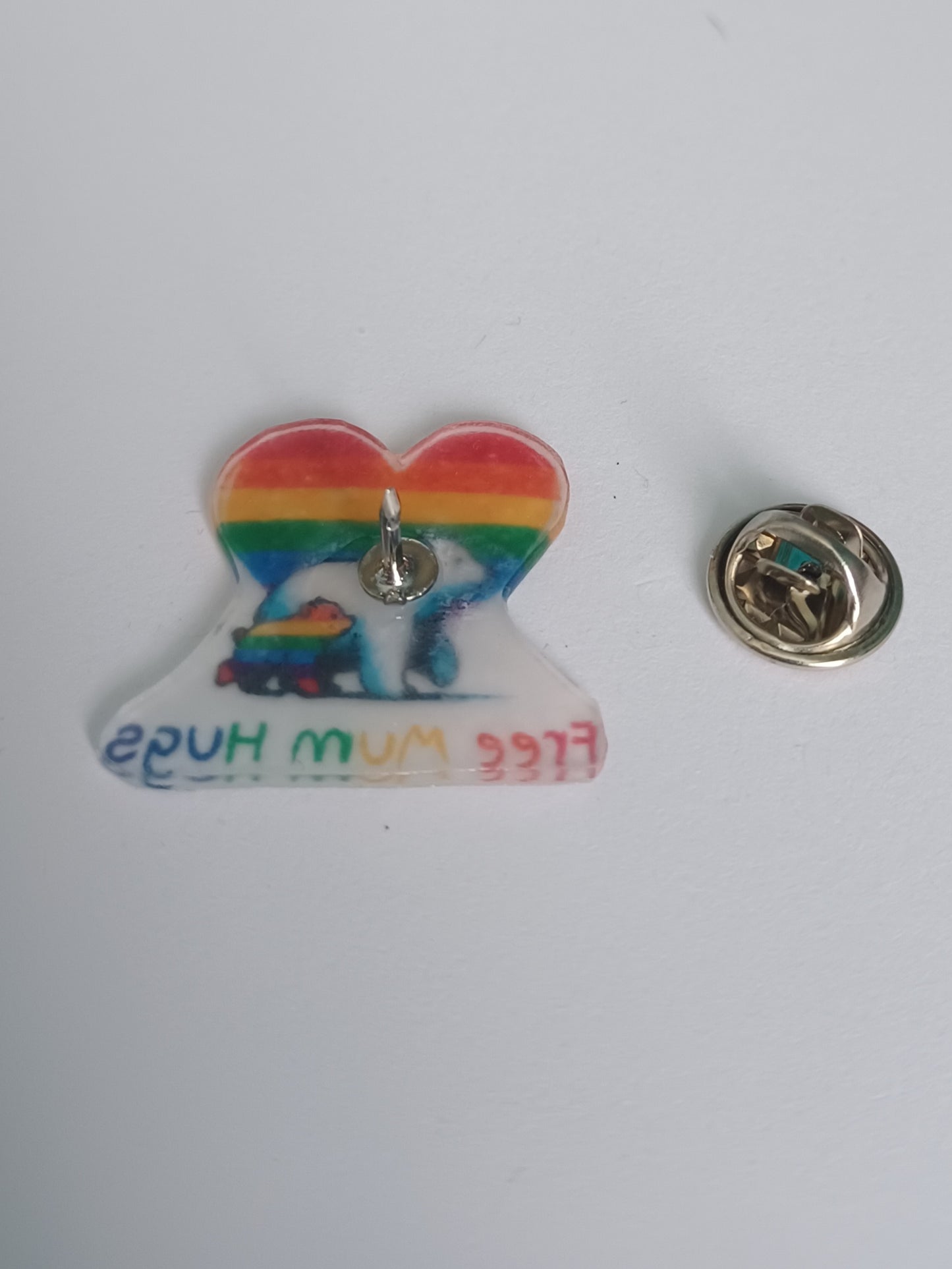 Pin Badge - Free Mum Hugs Pride