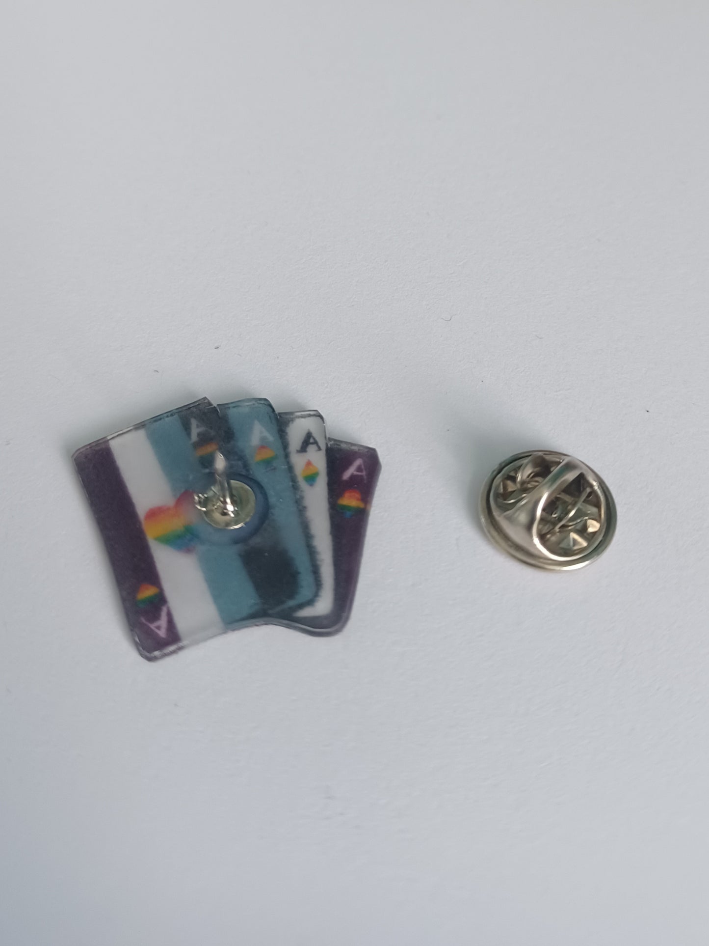 Pin Badge - Ace Flag Playing Cards