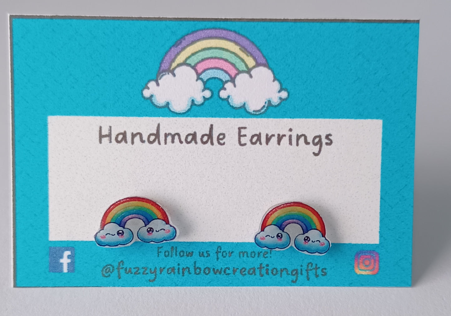 Earrings (studs) - Rainbows
