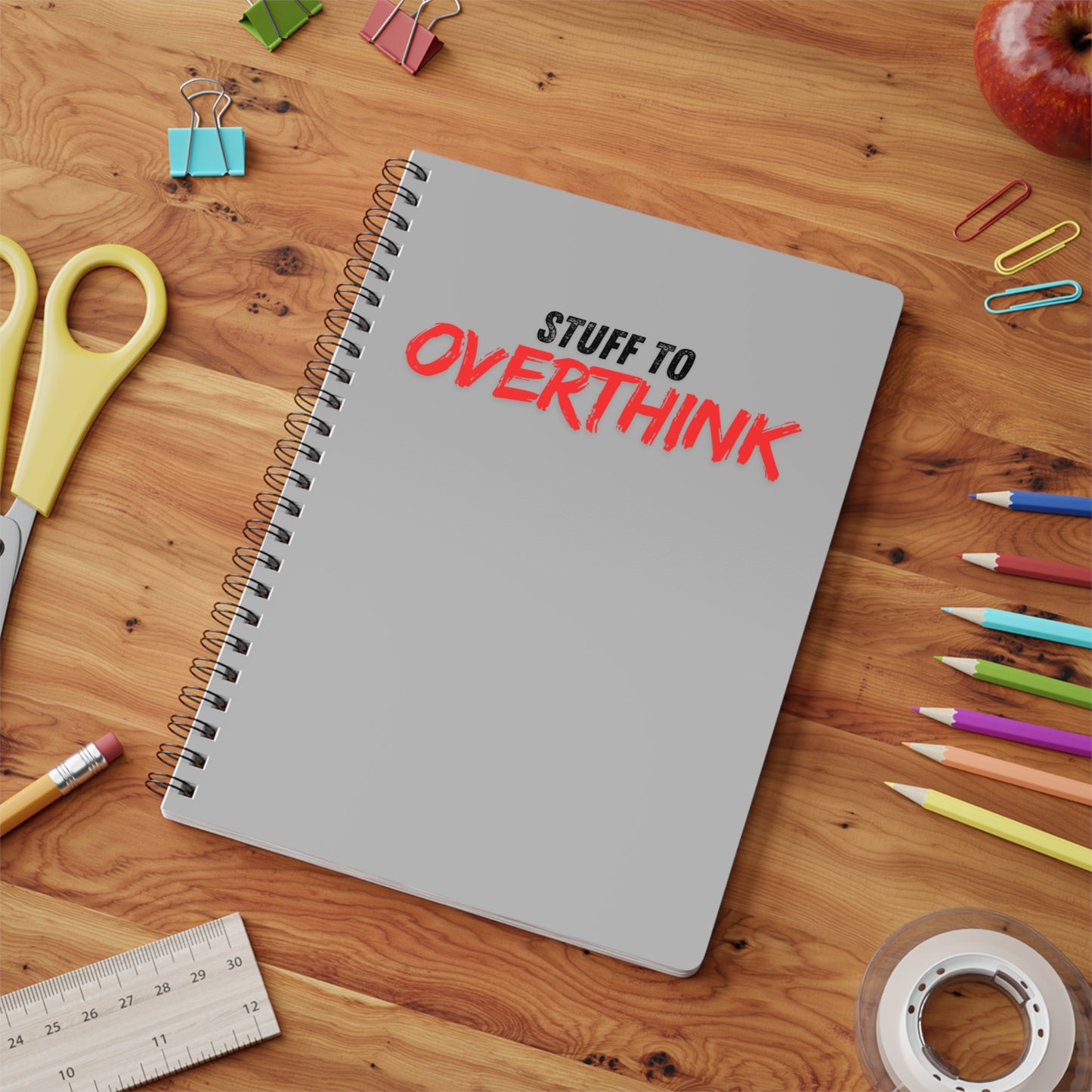Stuff to Overthink Softcover Notebook, A5