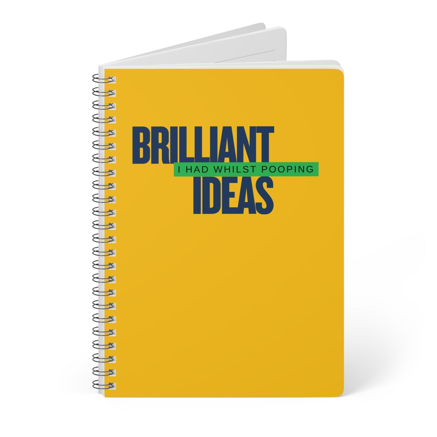 Brilliant Ideas I had Softcover Notebook, A5