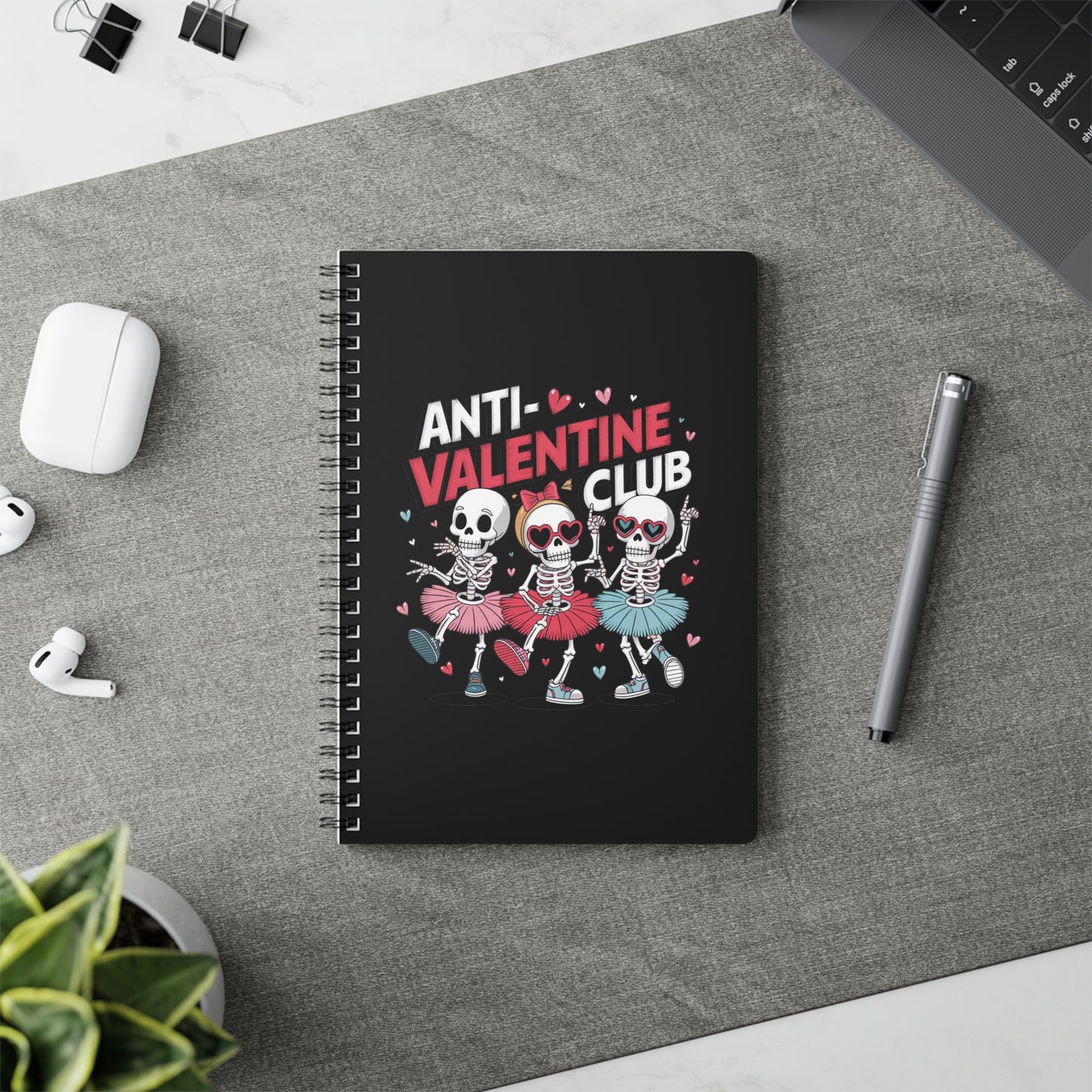 Anti-Valentine Club Softcover Notebook, A5