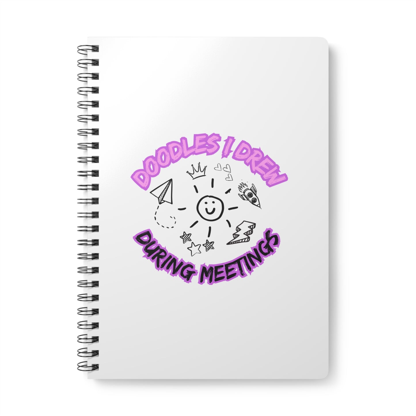 Doodles During Meetings Softcover Notebook, A5
