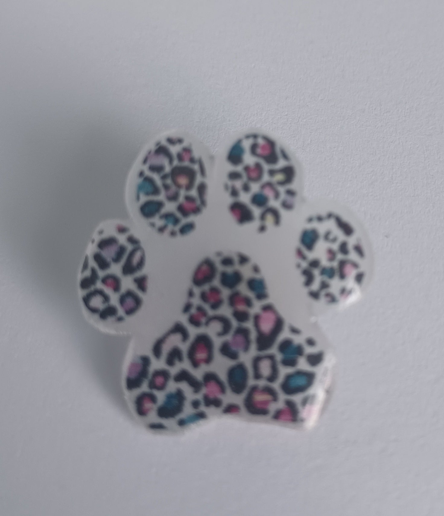 Pin Badge - Multicolour Leopard Print