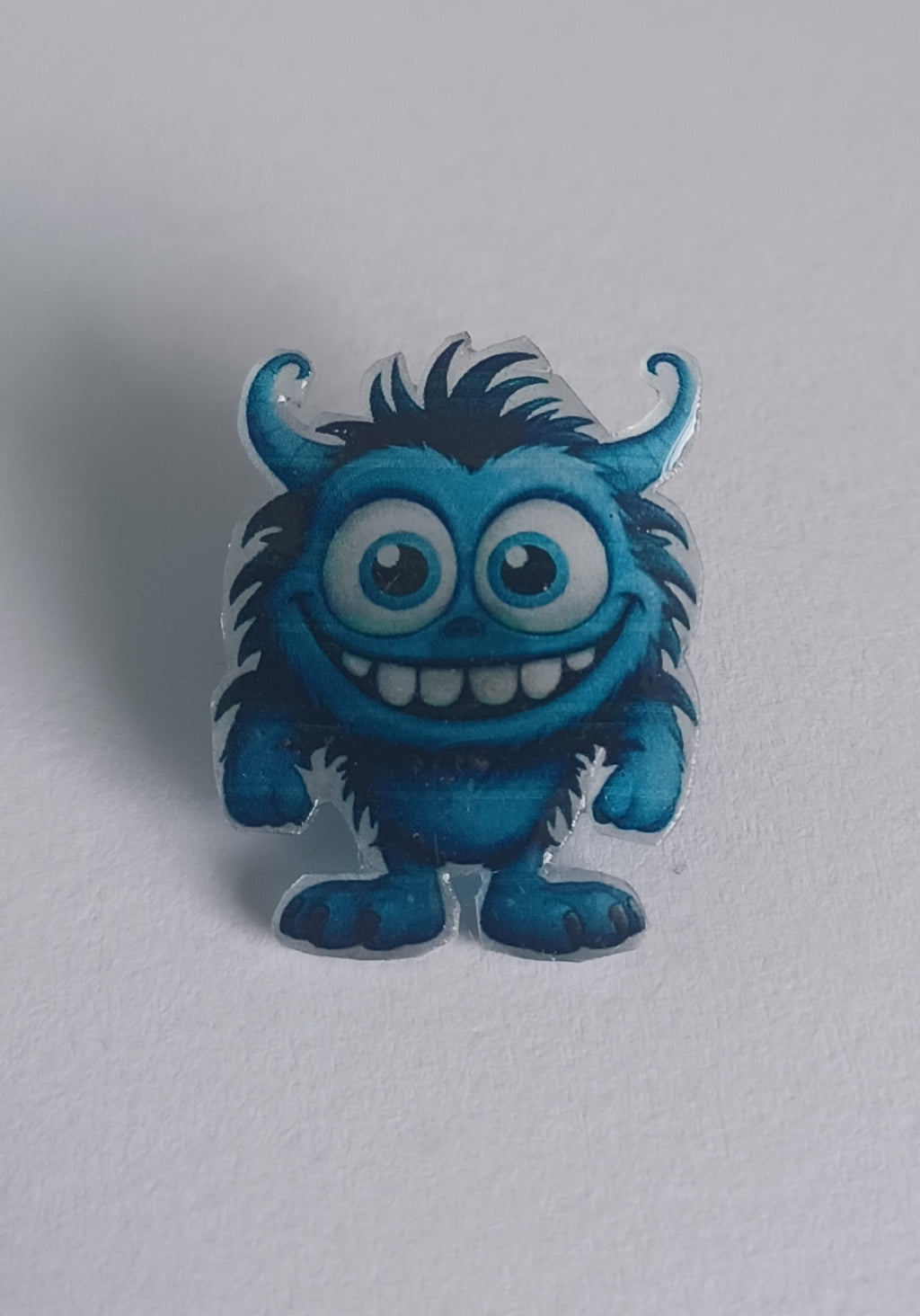 Pin Badge - Blue Monster