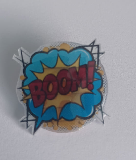 Pin Badge - Boom! Cartoon