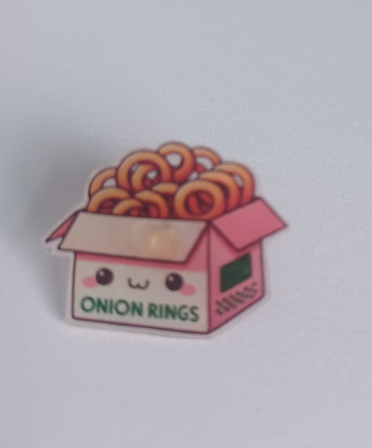 Pin Badge - Kawaii Onion Rings