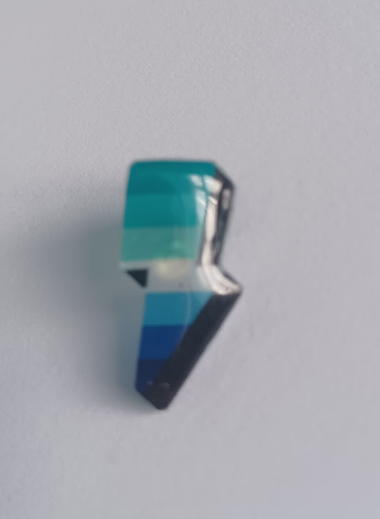 Pin Badge - Gay Pride Lightning Bolt