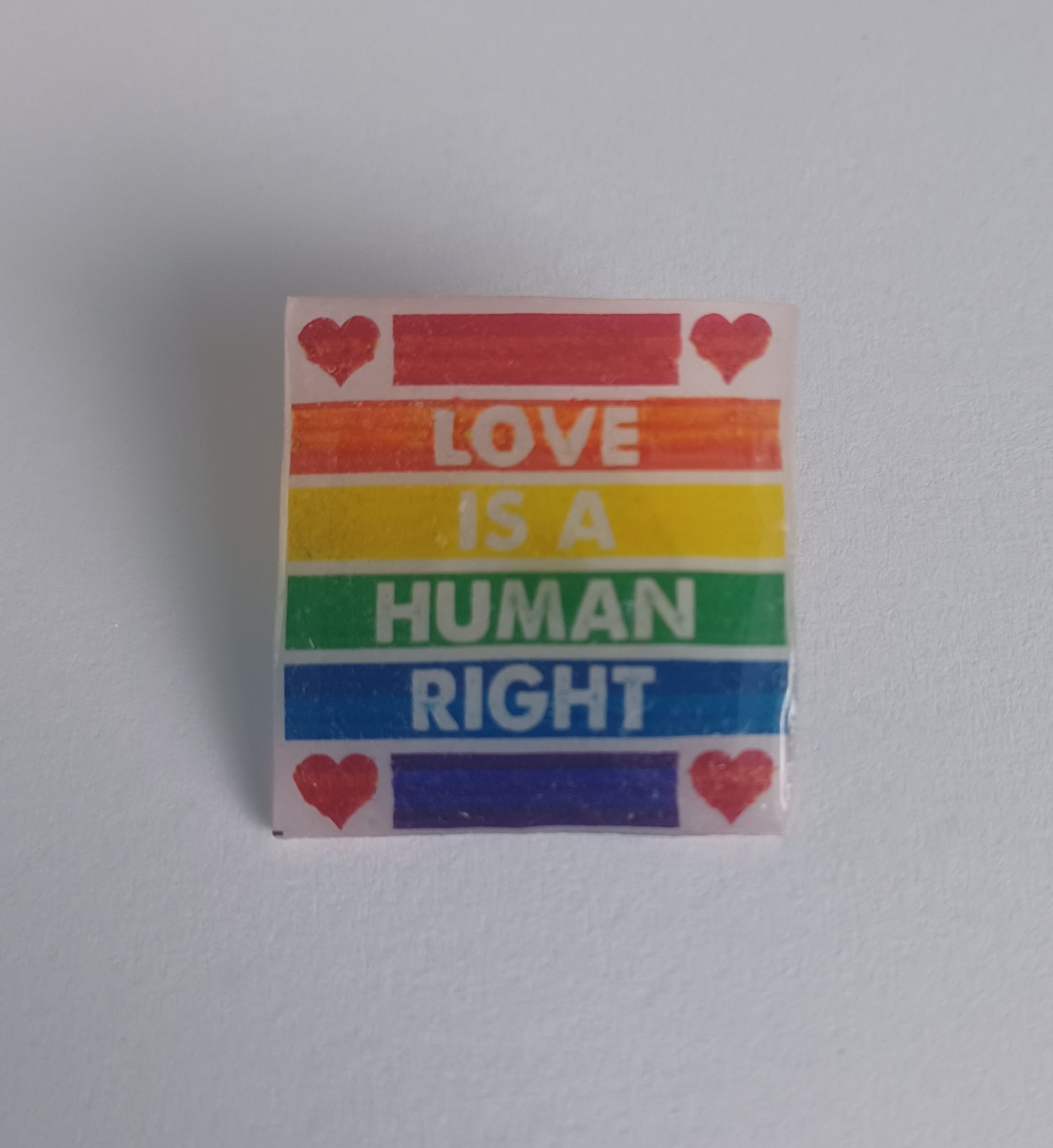 Pin Badge - Love is a Human Right