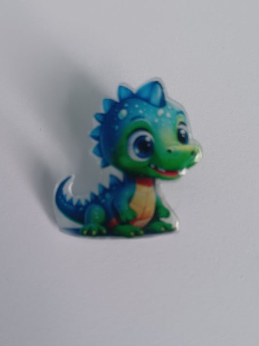 Pin Badge - Cute Dinosaur