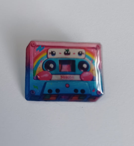 Pin Badge - Retro 90s Casette