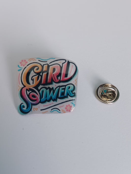 Pin Badge - Girl Power