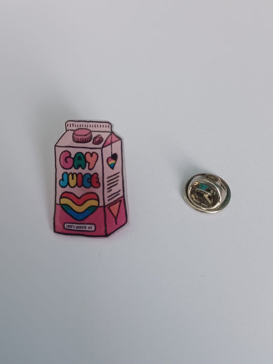 Pin Badge - Gay Juice
