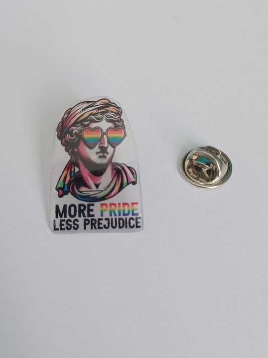 Pin Badge - More Pride, Less Prejudice