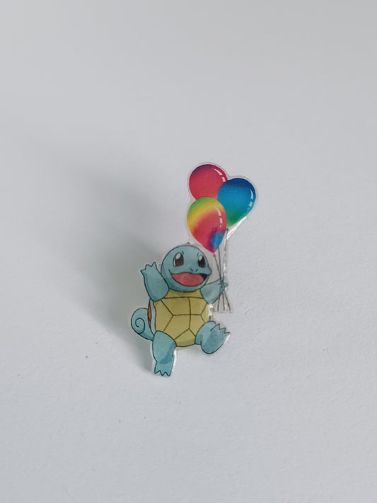 Pin Badge - Pride Squirtle