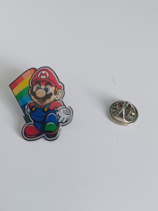Pin Badge - Mario Pride