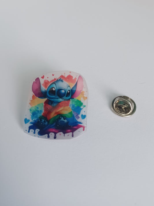 Pin Badge - Stitch Pride