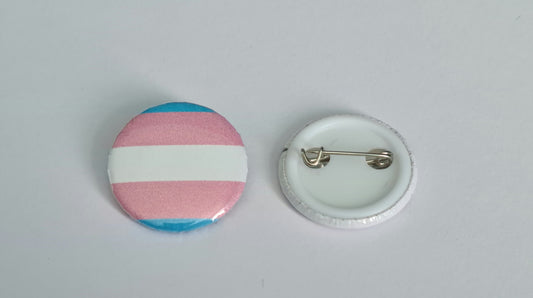 Button Badge - Trans Flag