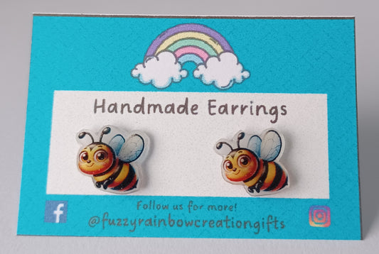 Earrings (studs) - Bumble Bees