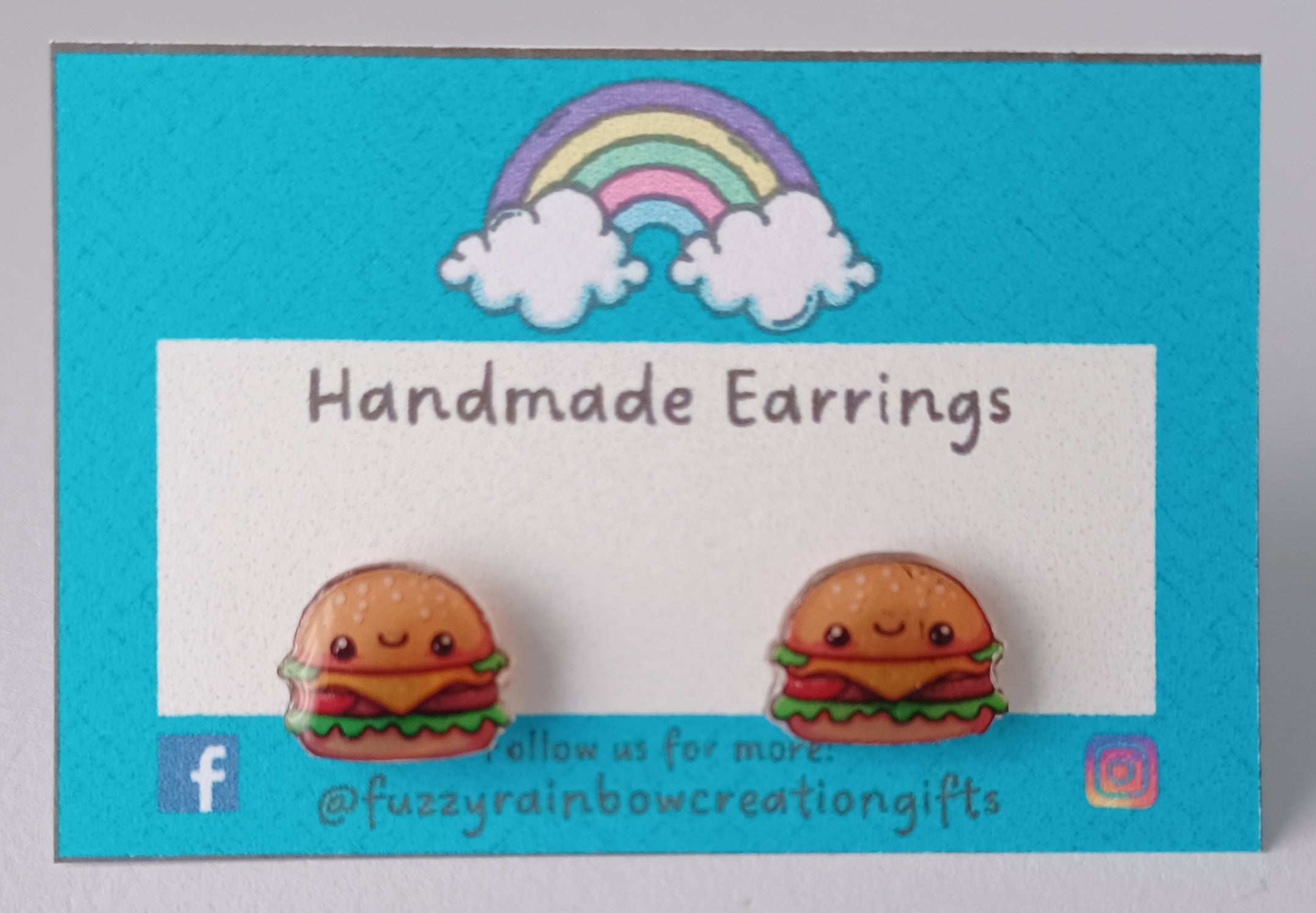 Earrings (studs) - Burgers
