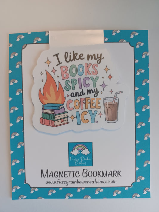 Spicy Books Magnetic Bookmark