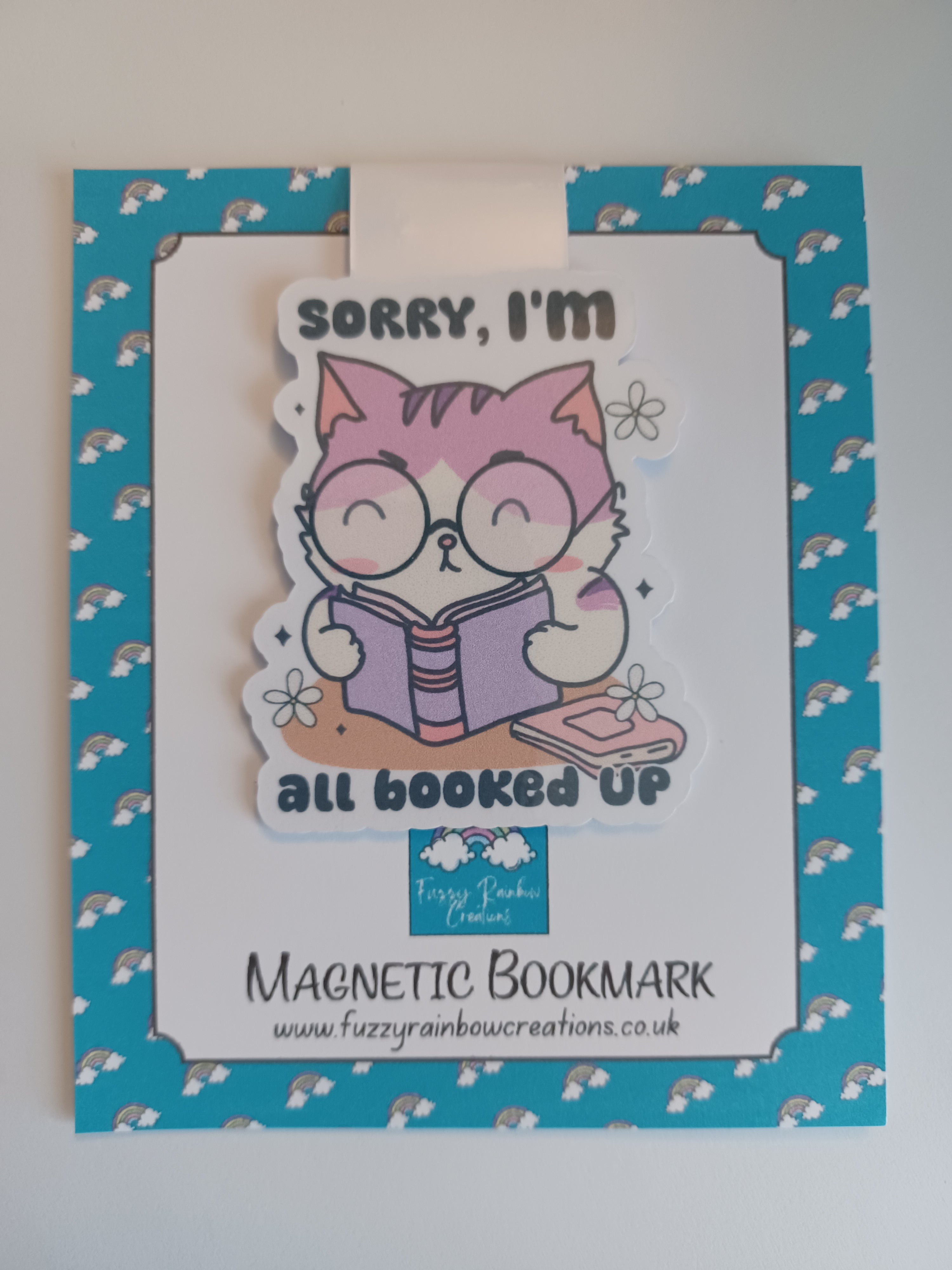 All Booked Up Magnetic Bookmark
