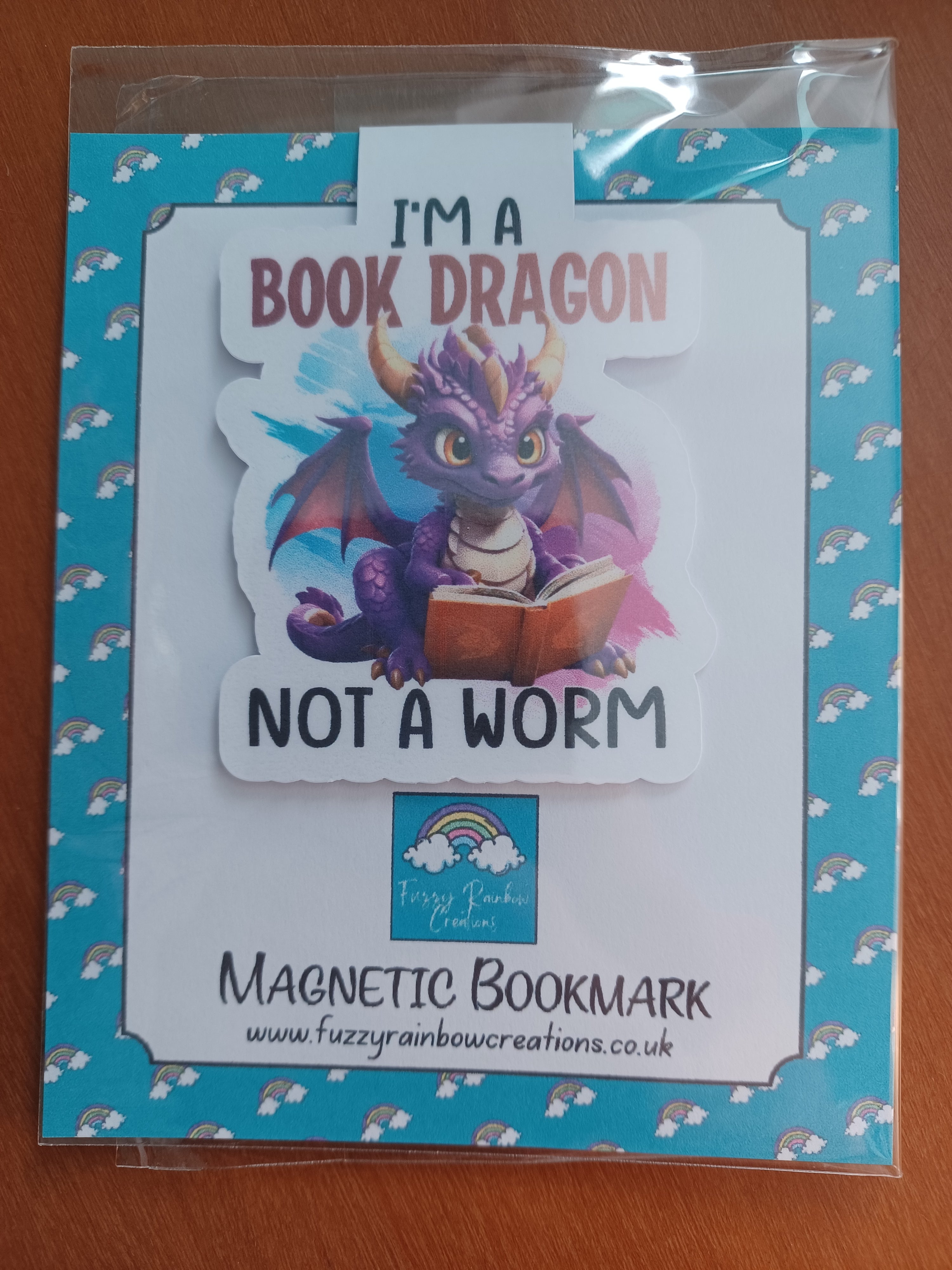 Book Dragon Magnetic Bookmark